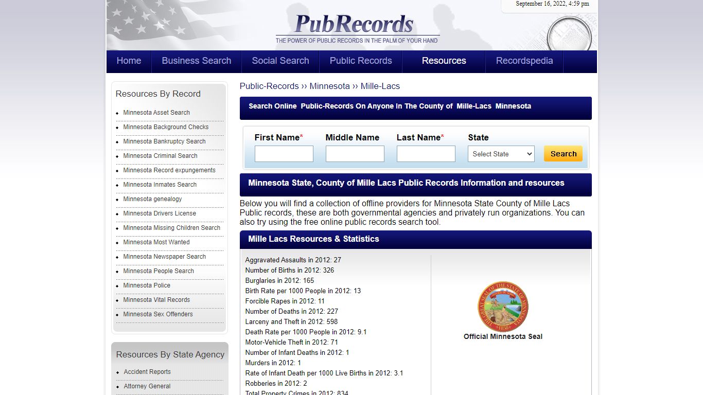 Mille Lacs County, Minnesota Public Records - Pubrecords.com